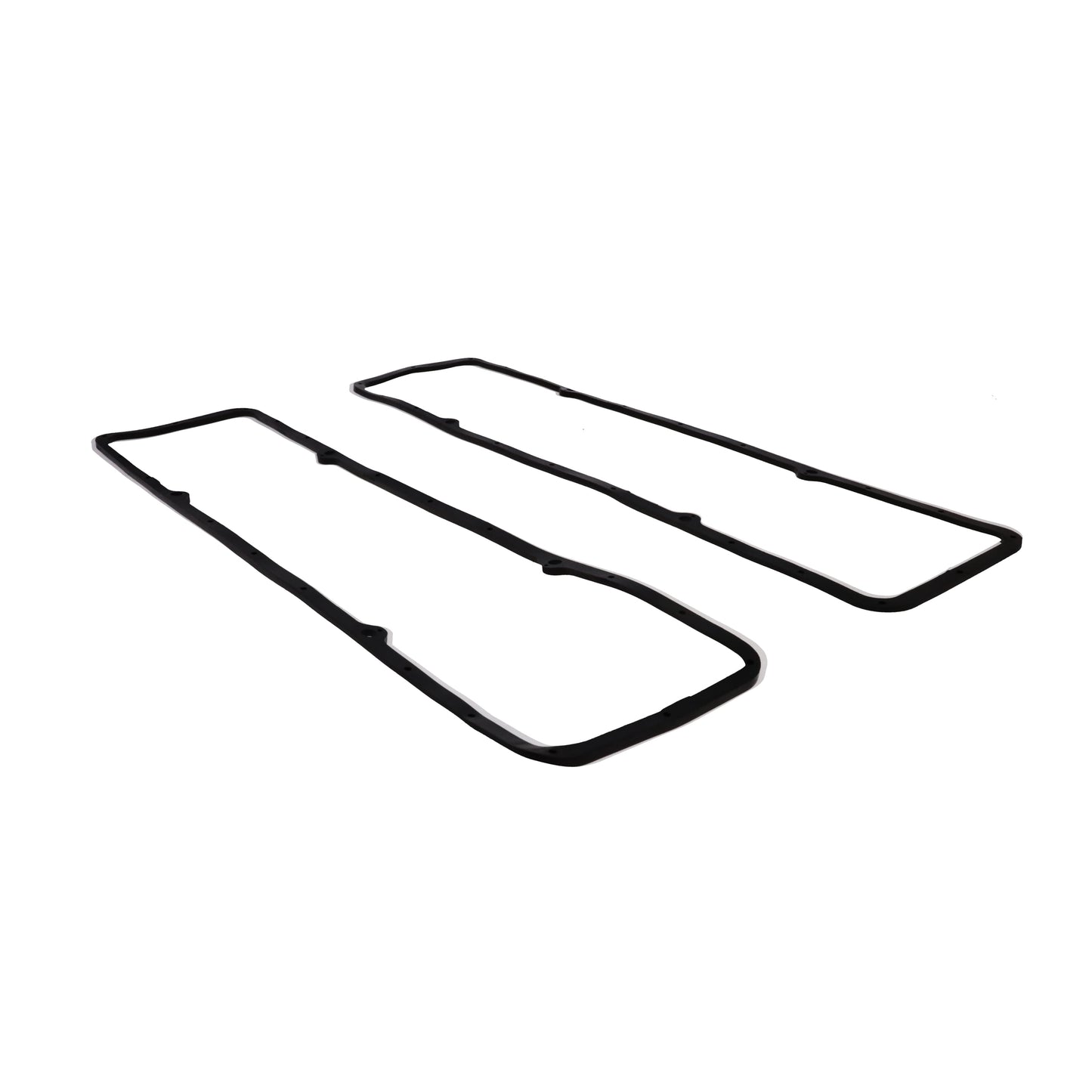 1958-1986 Chevy SB Valve Cover Gaskets 3/16" Black Neoprene with Steel Core