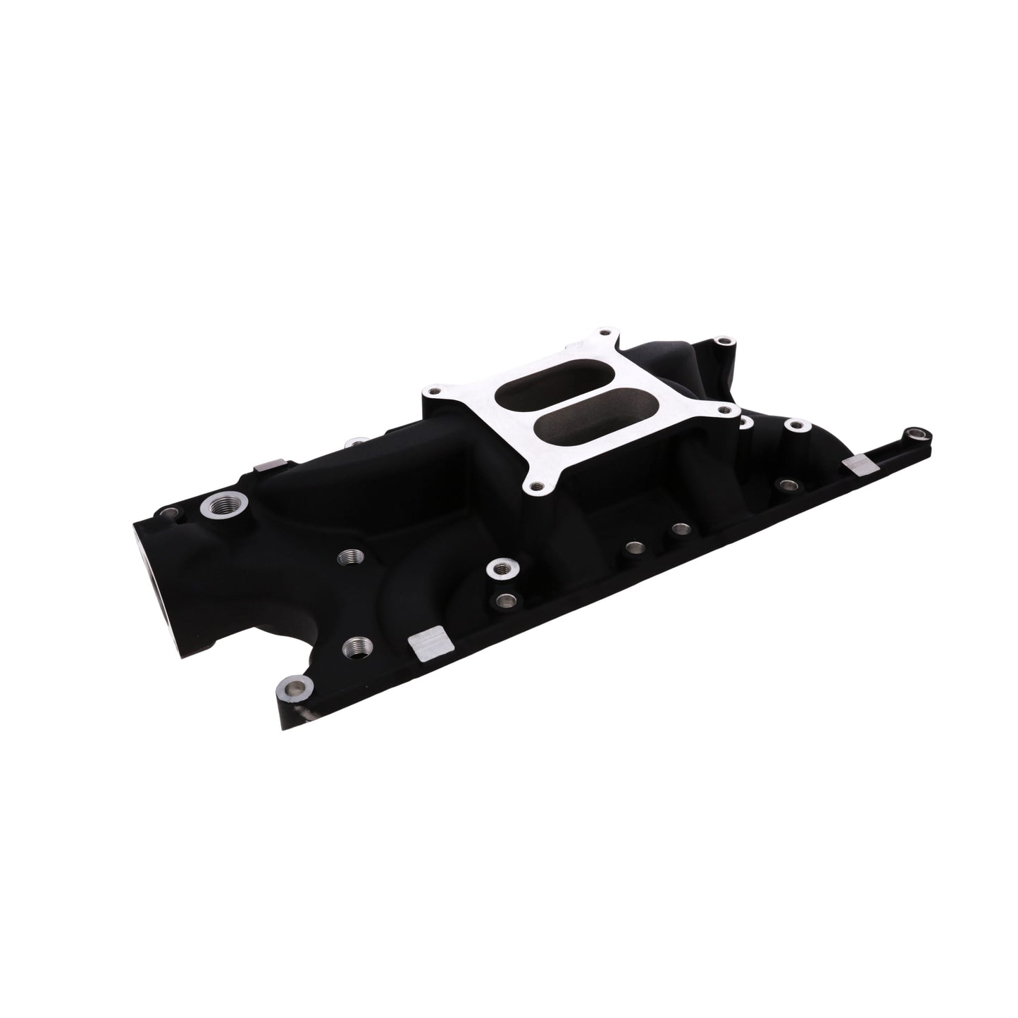 Ford SB Aluminum Intake Manifold, Dual Plane - Black