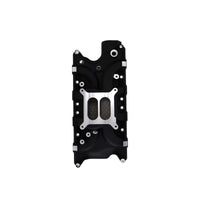 Ford SB Aluminum Intake Manifold, Dual Plane - Black