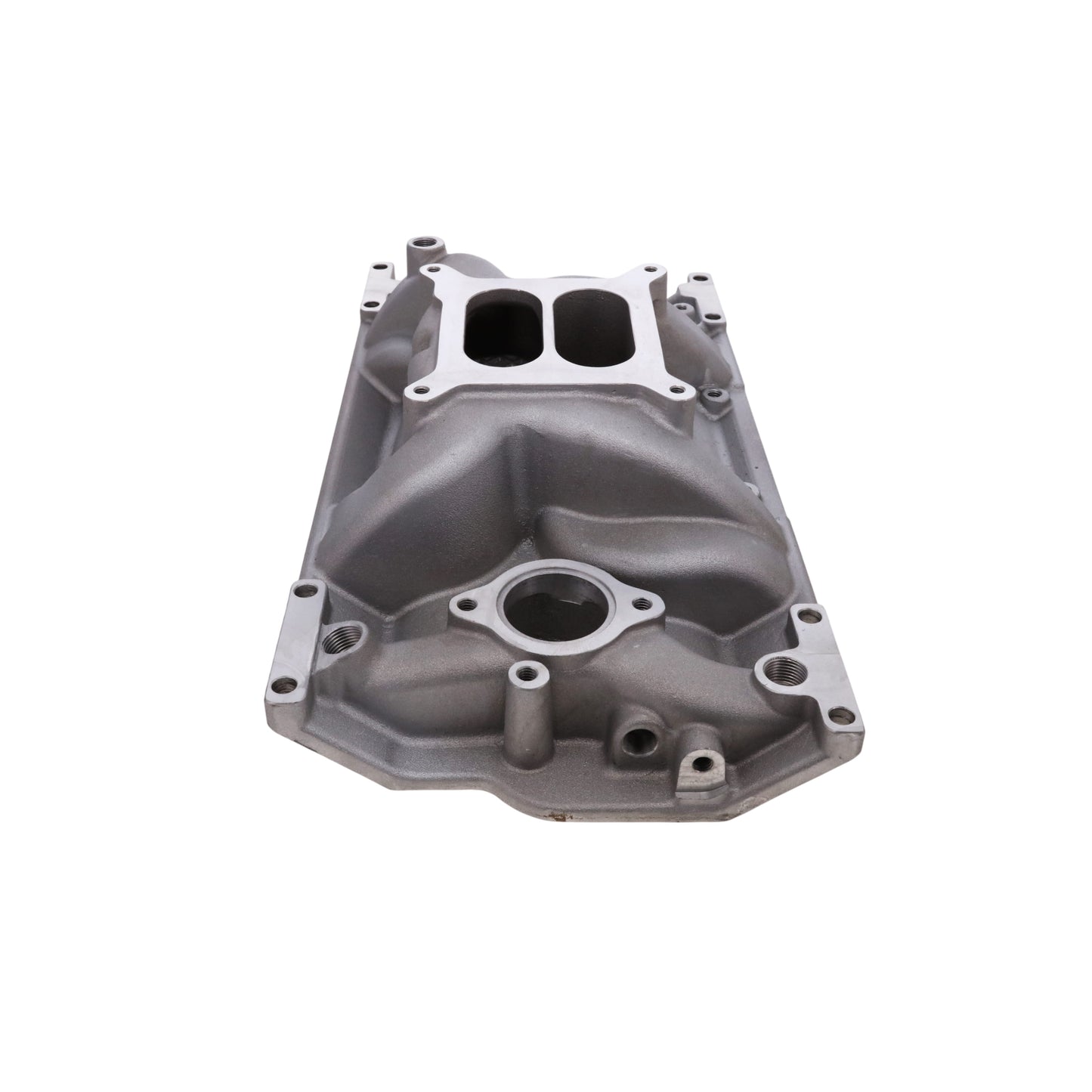 1996-2002 Chevy Small Block Vortec Aluminum Intake Manifold, Dual Plane - Satin