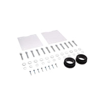 1962-2001 FORD SB 289, 351W Tall Finned Aluminum Valve Cover, 3 13/16" Ht., 1.25" Hole - Black