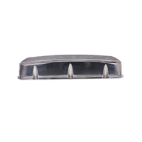 1965-1995 Chevy BB Tall Finned Aluminum Valve Covers, 3 11/16" Ht., 1.25" Hole, Polished