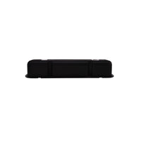1964-1991 Mopar SB V8 Finned Aluminum Valve Covers, 3 3/4" Ex. 3 3/8" In. Ht., 1.25" Hole, Black