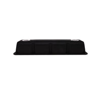 1992-2003 Mopar SB V8 Finned Aluminum Valve Covers, 3 1/2" Ex. 3 1/8" In. Ht., 1.25" Hole, Black