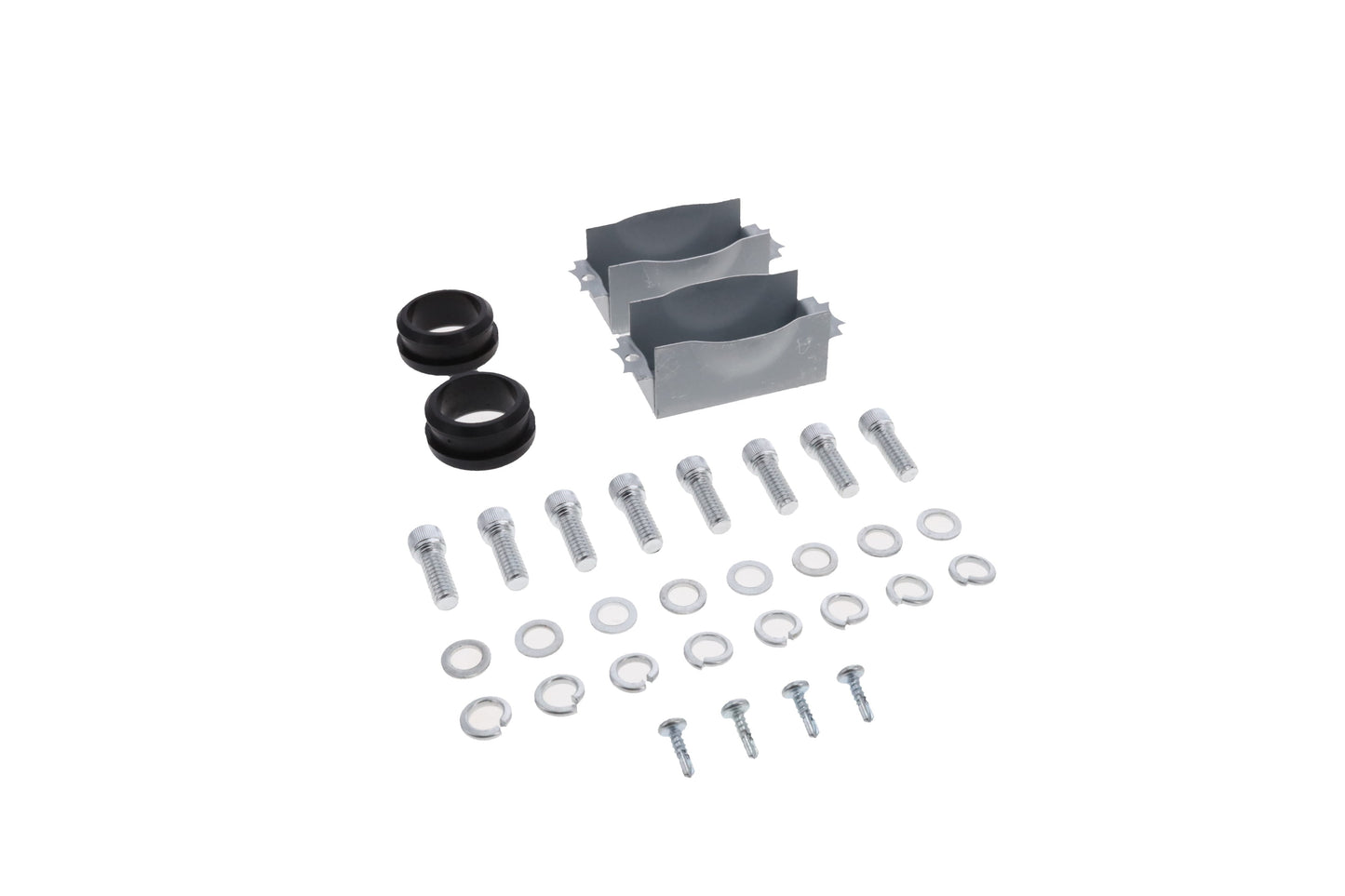 1965-1995 Chevy BB Tall Finned Aluminum Valve Covers, 3 11/16" Ht., 1.25" Hole, Black