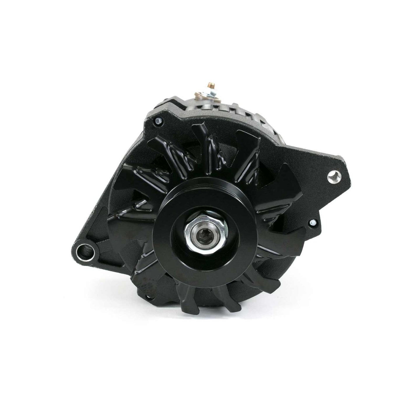 TSP_GM_CS130_160_Amp_Alternator_Black_Serpentine_Front_ES1006