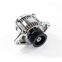 Denso Style 90 Amp Mini Race Alternator with Serpentine Pulley