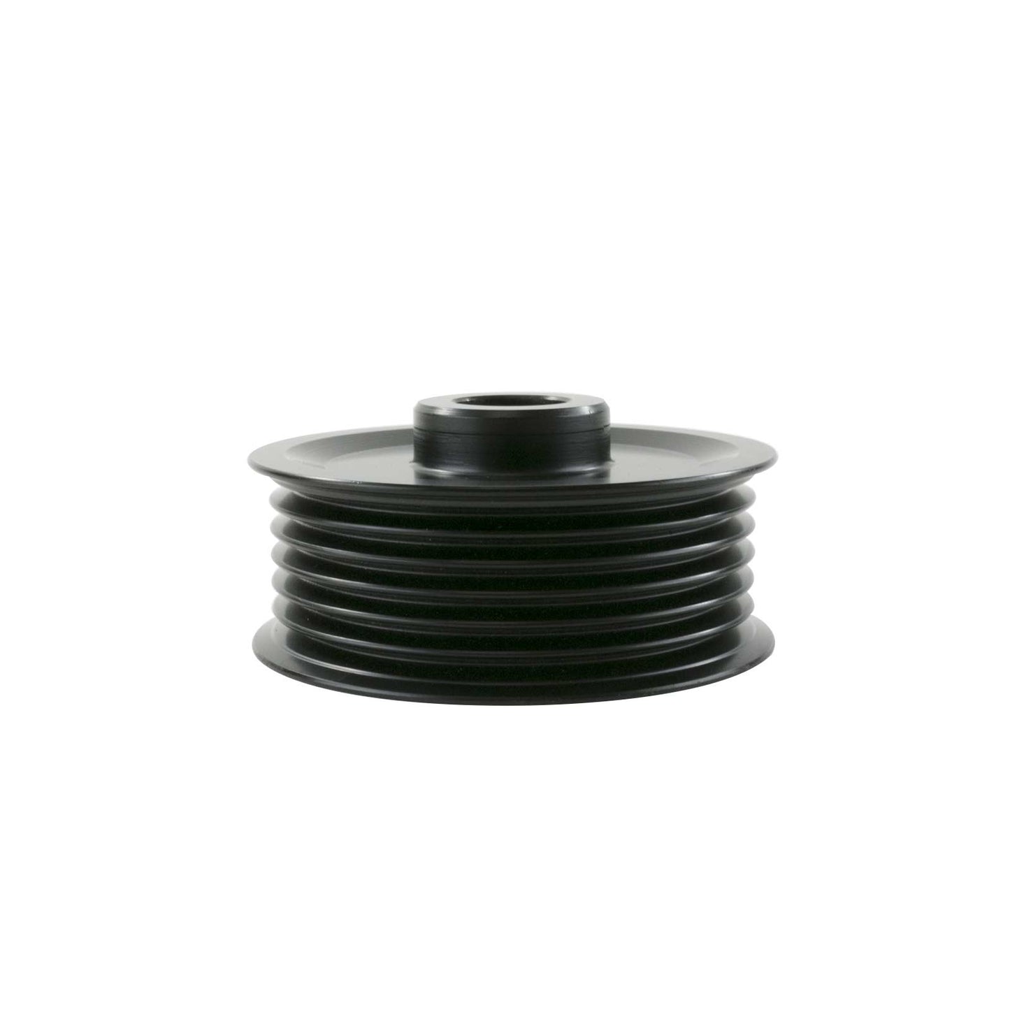 TSP_Denso_Style_Alternator_Black_Steel_Serpentine_Pulley_Angle_ES1095