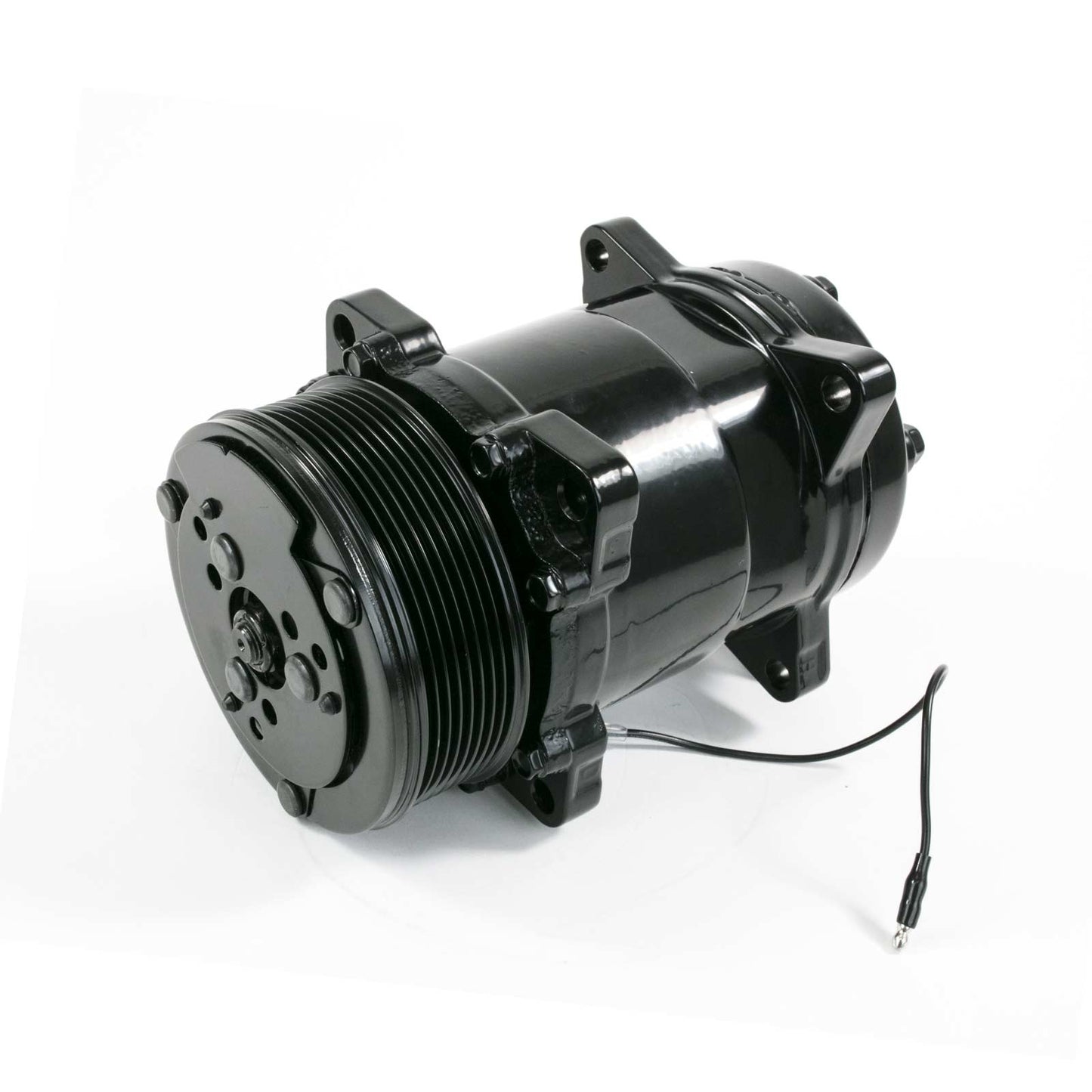 TSP_Black_Sanden_508_Compressor_Black_Serpentine_Clutch_HC5002