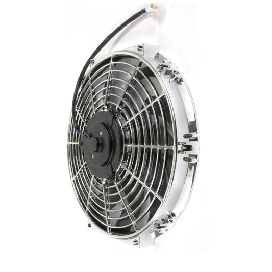 12" Universal Cooling Fan - Chrome