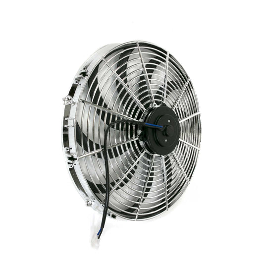 16" Universal Cooling Fan - Chrome