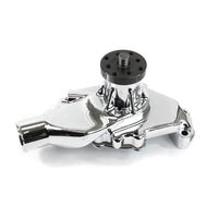 TSP_Water_Pump_Chevy_Small_Block_Short_Circle_Track_Chrome_Side_HC8008