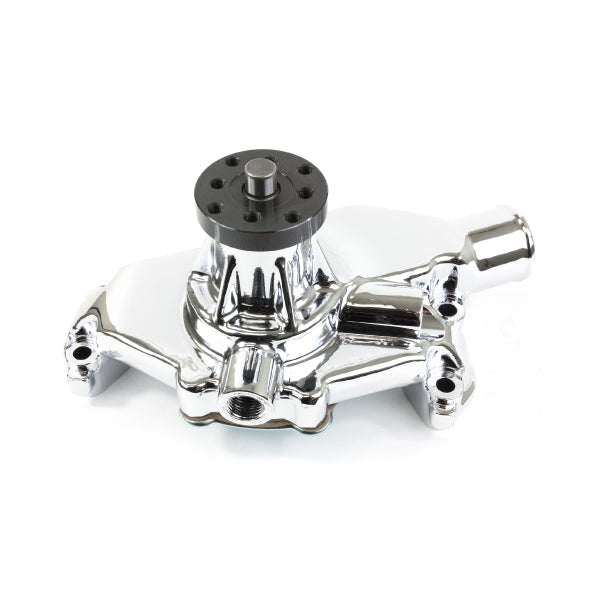 TSP_Water_Pump_Chevy_Small_Block_Short_Circle_Track_Chrome_HC8008