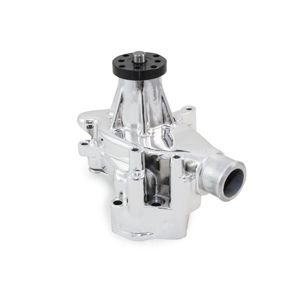 TSP_Water_Pump_Chevy_Small_Block_Long_Chrome_Angle_HC8012