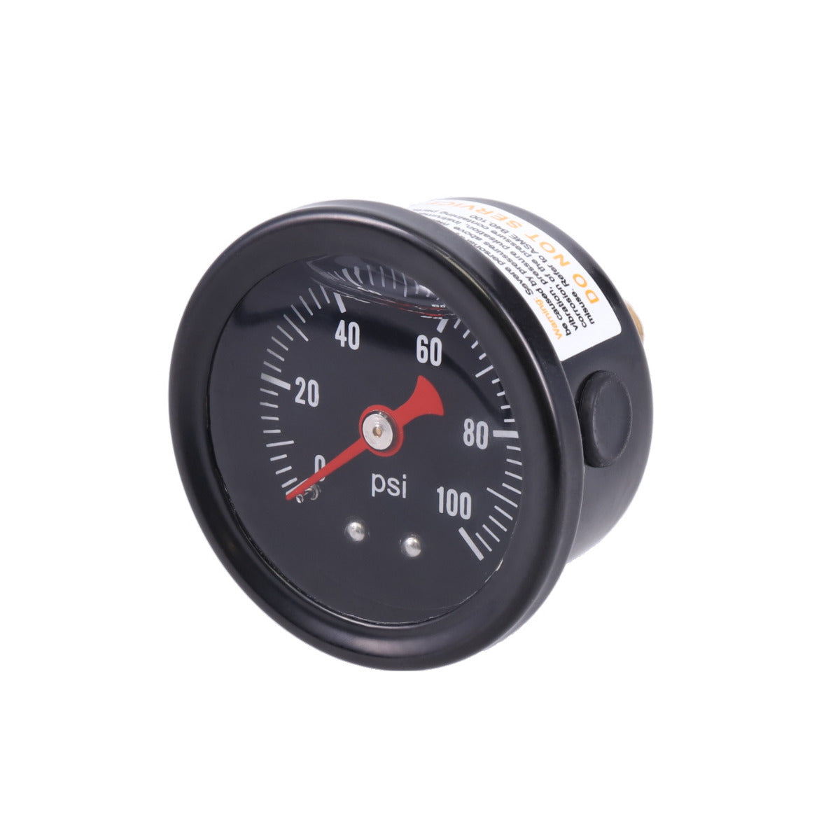 0-100 PSI Liquid-Filled Fuel Pressure Gauge