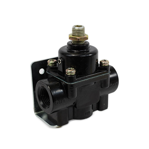 TSP_Fuel_Pressure_Regulator_1-4_PSI_Black_Front_JM1055