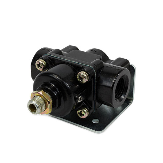 1 - 4 PSI Aluminum Fuel Pressure Regulator - Black