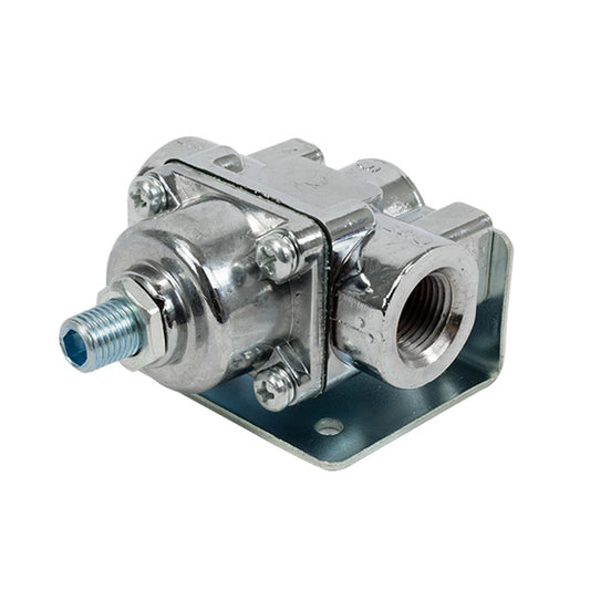 1 - 4 PSI Aluminum Fuel Pressure Regulator - Chrome
