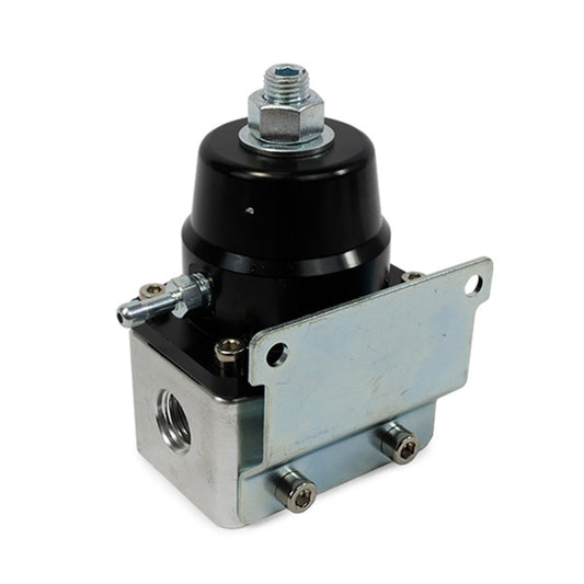 40 - 75 PSI Aluminum Fuel Pressure Bypass Regulator - Black