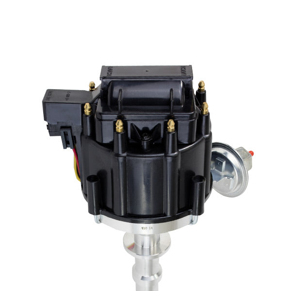 TSP_Chevy_Big_Block_348-409_HEI_Distributor_Black_Top_Angle_JM6509