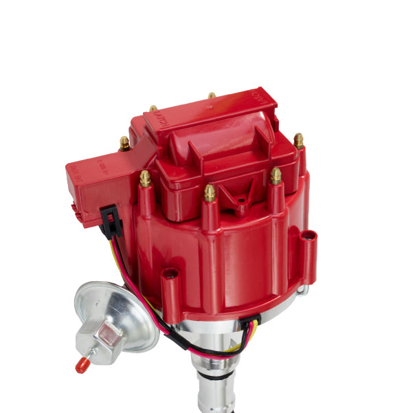 TSP_Buick_Small_Block_HEI_Distributor_Red_Top_Angle_JM6524