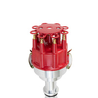 TSP_Ford_Small_Block_Pro_Billet_Distributor_Red_Top_Angle_JM6602