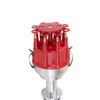 TSP_Chrysler_Small_Block_Pro_Billet_Distributor_Red_Top_Angle_JM6613