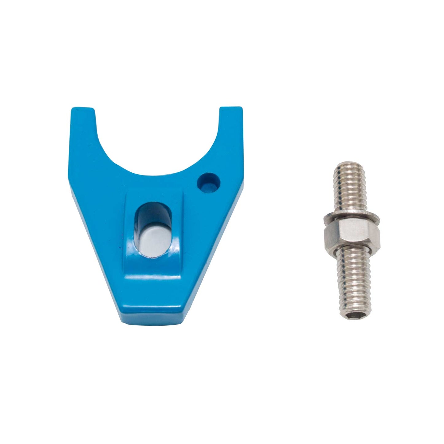 TSP_HEI_Chevy_V8_Distributor_Hold_Down_Clamp_Blue_JM6926