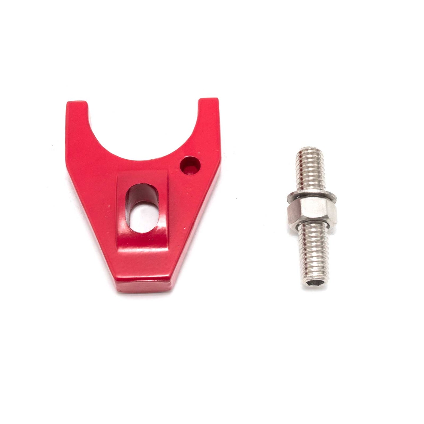 TSP_HEI_Chevy_V8_Distributor_Hold_Down_Clamp_Red_JM6926