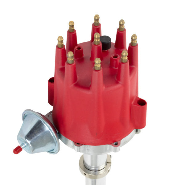 TSP_Pro_Series_Pro_Billet_Distributor_Chevy_V8_Vacuum_Red_Cap_JM7601-1