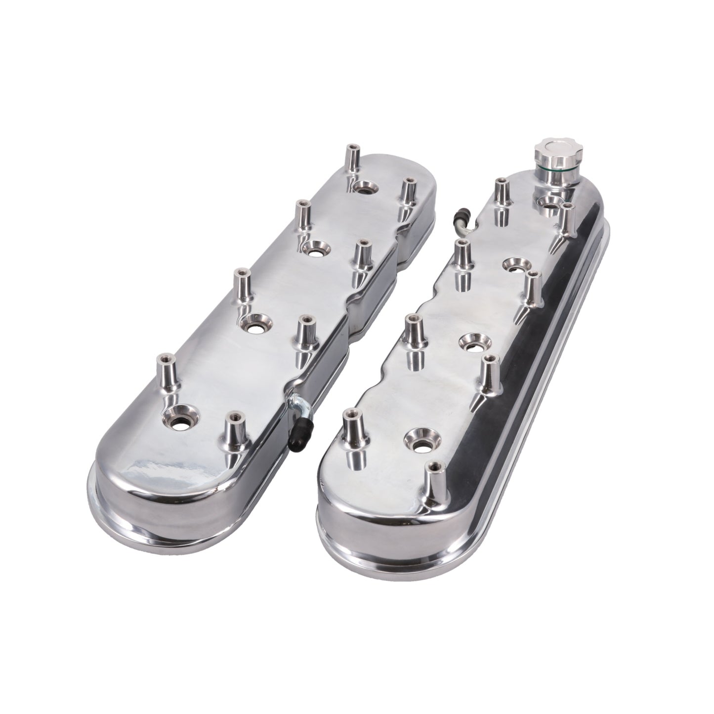 GM LS Cast Aluminum Valve Covers with Coil Mounts