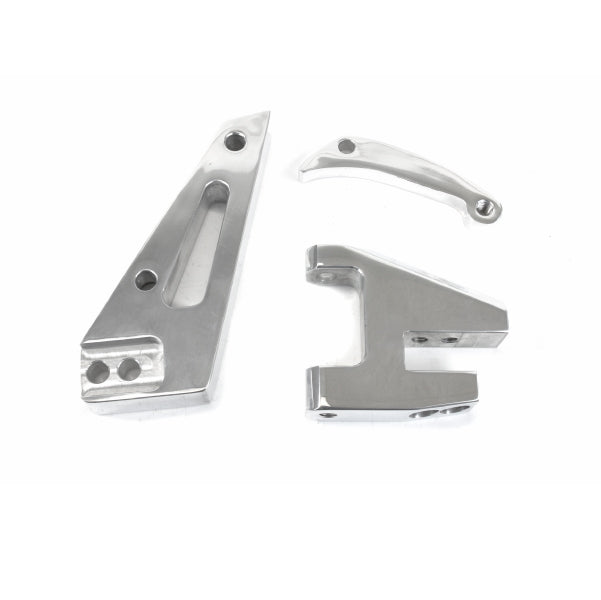 TSP_Aluminum_Chevy_Small_Block_Short_Water_Pump_Alternator_Bracket_Polished_JM9102