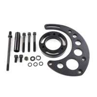 TSP_Aluminum_Chevy_Big_Block_Long_Water_Pump_Alternator_Bracket_Black_JM9123