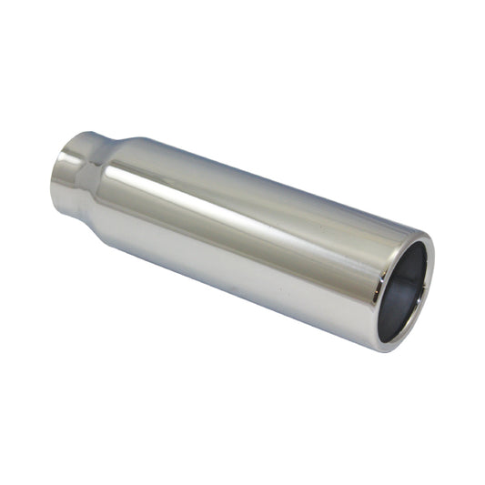 TSP_Polished_Stainless_Steel_Exhaust_Tip_2.25x3x10_Straight_Edge_SP2804