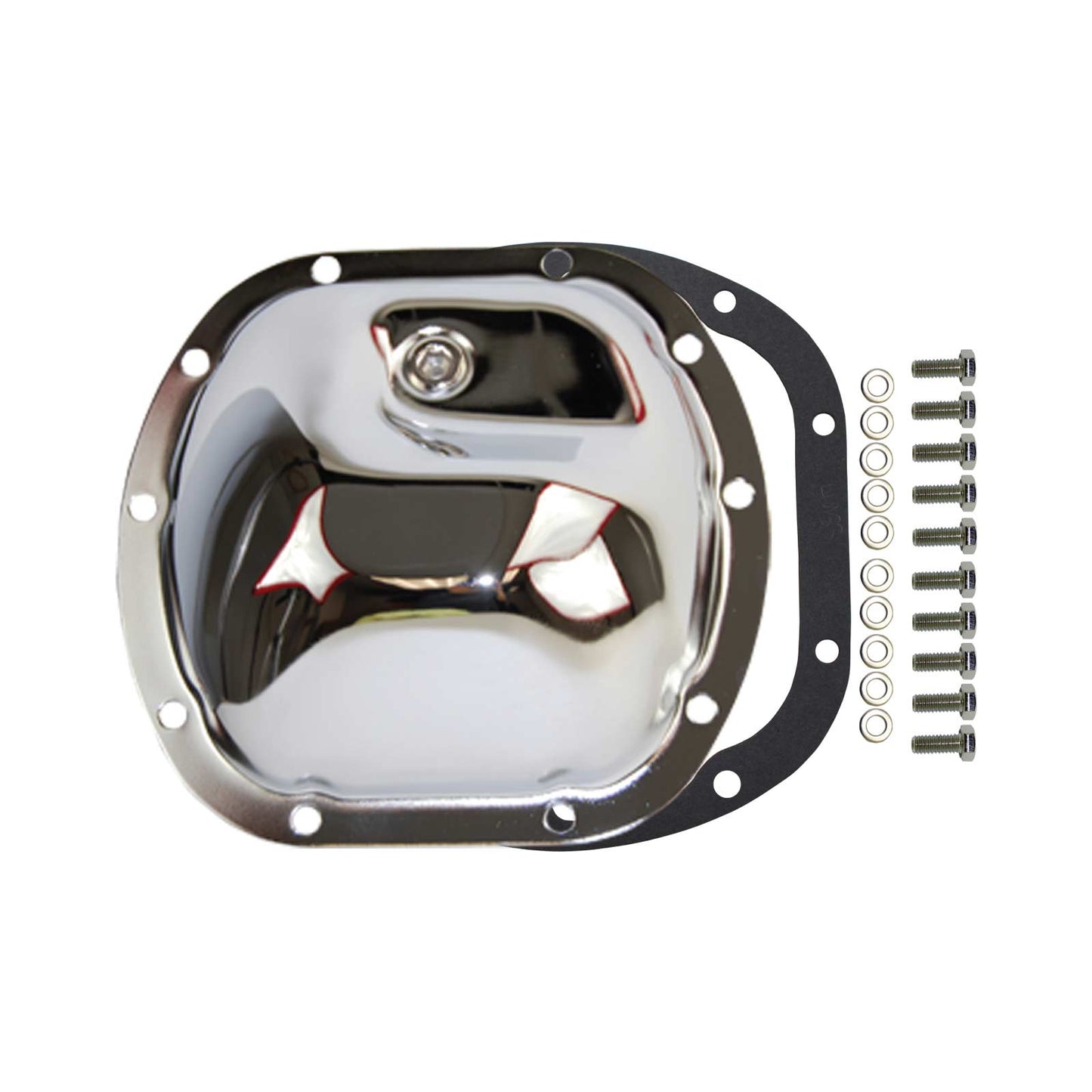 Dana 30 10-Bolt Chrome Steel Front Differential Cover