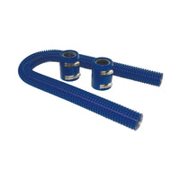 Blue Stainless Steel Flexible Radiator Hose Kit