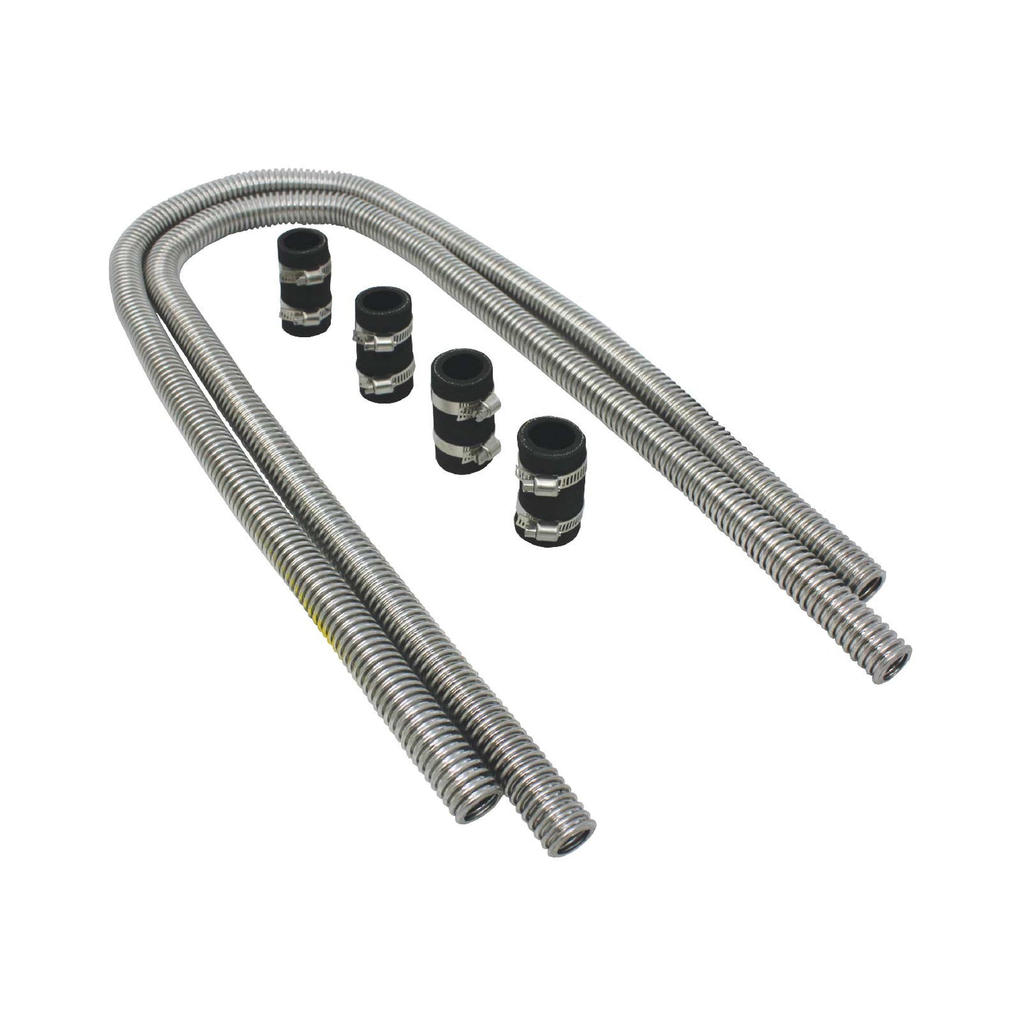 TSP_Flexible_Heater_Hose_Without_Caps_44-Inch_Polished_Stainless_Steel_SP6363