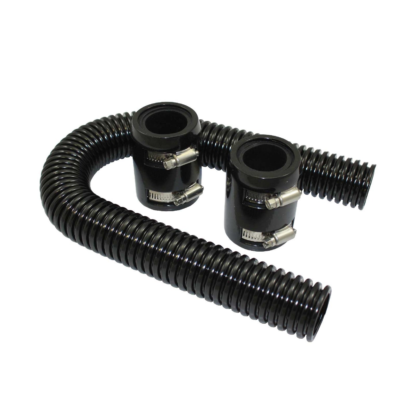 TSP_Flexible_Radiator_Hose_With_Caps_24-Inch_Black_Stainless_Steel_SP6452