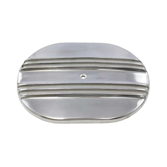 TSP_12_Oval_Air_Cleaner_Top_Half_Finned_Polished_Aluminum_SP6496A