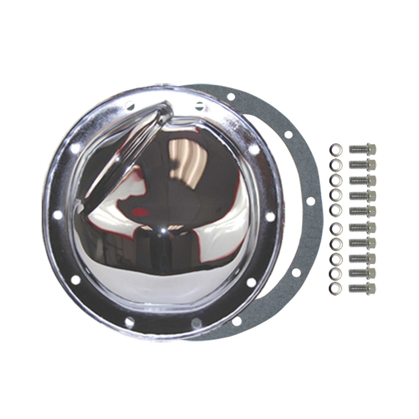 GM 8.2" & 8.5" 10-Bolt Chrome Steel Differential Cover