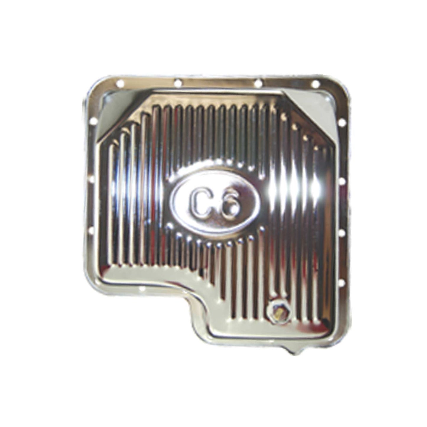 TSP_Ford_C6_Raised_Finned_Transmission_Pan_Chrome_Steel_SP7601