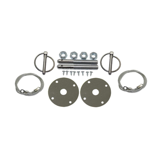 TSP_4x0.5_3-16_Torsion_Clips_Hood_Pin_Kit_With_Lanyards_SP7701