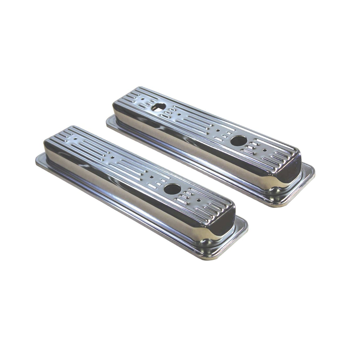 TSP_Chevy_Small_Block_V8_305-350_Center-Bolt_Valve_Covers_With_Three_Breather_Holes_Finned_Chrome_Steel_SP8194-3