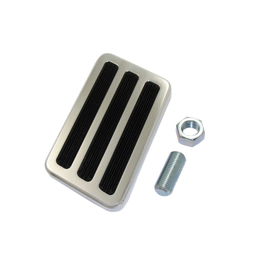 TSP_4.25x2.5_Brake_Pedal_Pad_Polished_Aluminum_SP8213