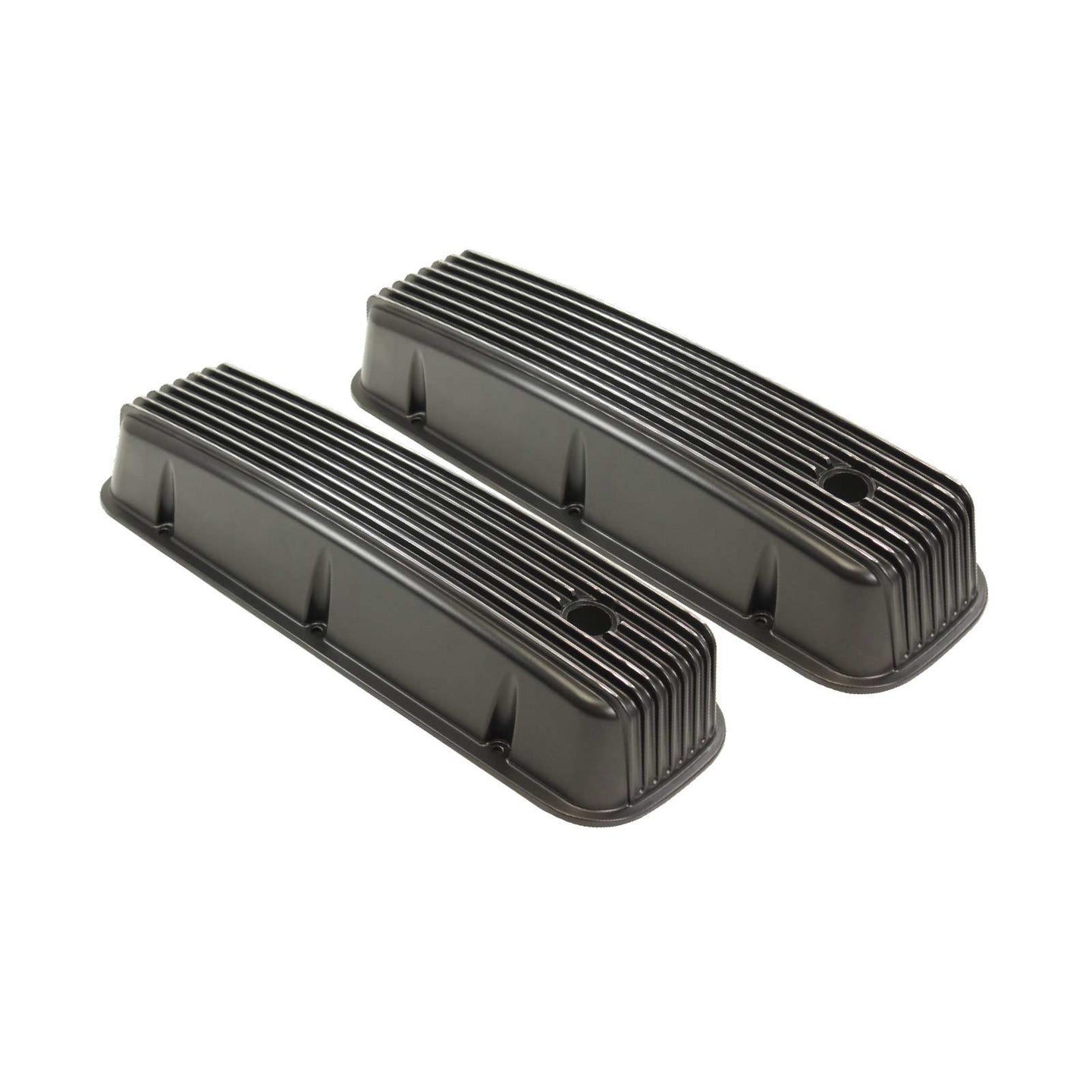 TSP_Chevy_Big_Block_Center-Bolt_Tall_Valve_Covers_Smooth_Black_Aluminum_SP8530BK