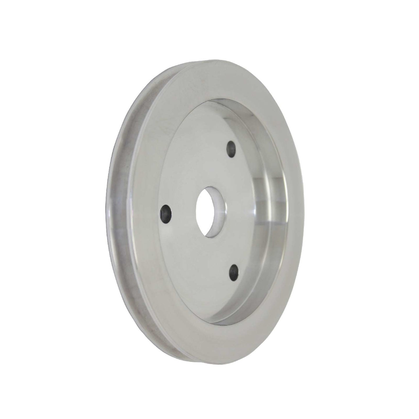 TSP_Chevy_Big_Block_Short_Water_Pump_Single-Groove_V-Belt_Crankshaft_Pulley_Natural_Aluminum_SP8841