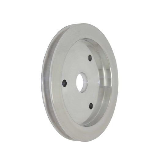 TSP_Chevy_Big_Block_Short_Water_Pump_Single-Groove_V-Belt_Crankshaft_Pulley_Natural_Aluminum_SP8841