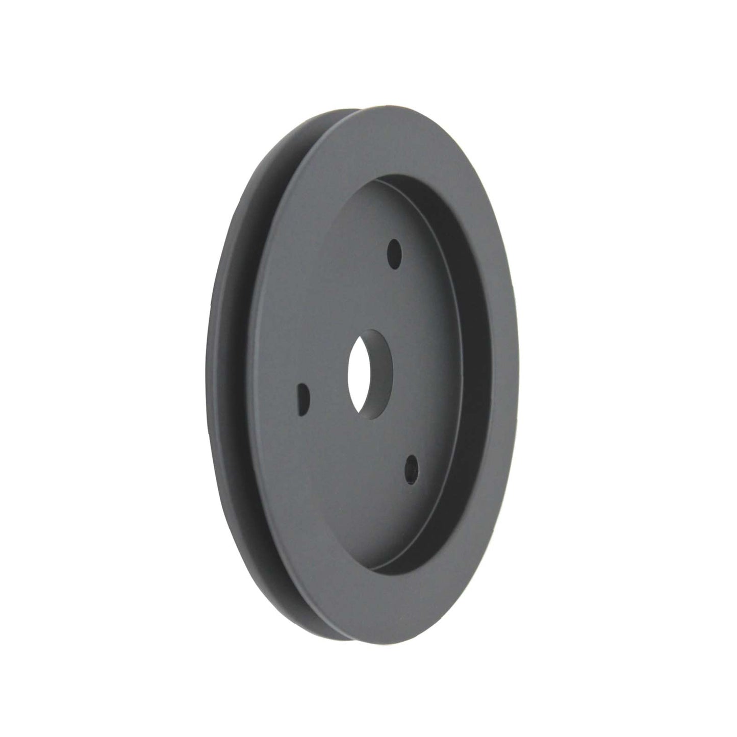 TSP_Chevy_Big_Block_Short_Water_Pump_Single-Groove_V-Belt_Crankshaft_Pulley_Black_Aluminum_SP8841