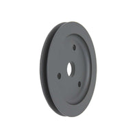 TSP_Chevy_Small_Block_Short_Water_Pump_Single-Groove_V-Belt_Crankshaft_Pulley_Black_Aluminum_SP8851