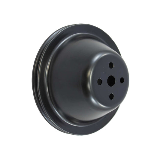 Chevy Small Block Single-Groove Steel Short Water Pump Pulley